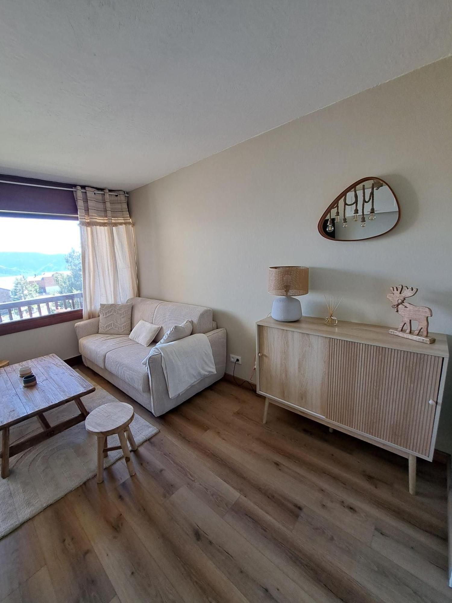 Studio Cabine 4 Couchages, Vue Face Aux Montagnes Font-Romeu-Odeillo-Via Dış mekan fotoğraf